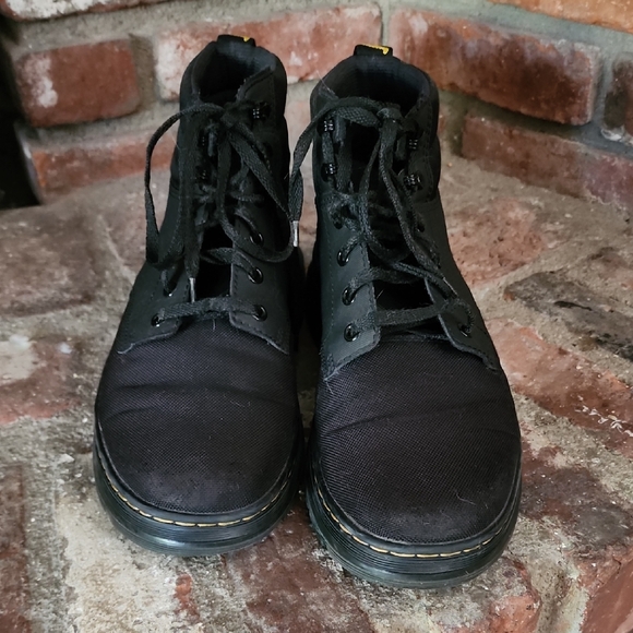 Dr. Martens Black Combs Men’s Lace-Up Boots Lightweight Nylon Leather main image 9